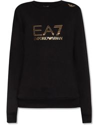 EA7 - Logo-printed Sweatshirt - Lyst