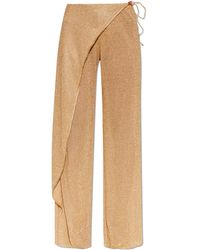 Oséree - Trousers With Lurex Thread - Lyst