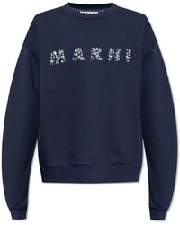 Marni - Sweatshirt With Logo, - Lyst