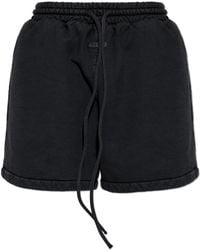 Fear Of God - Cotton Shorts With Logo Patch - Lyst