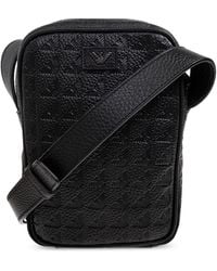 Emporio Armani - Shoulder Bag With Monogram - Lyst