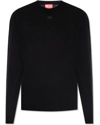 DIESEL - 'K-Vieri' Wool Sweater - Lyst