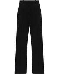 Balmain - Wool Pleated Trousers - Lyst