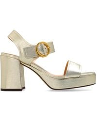 Odissi - Leather Heeled Sandals - Lyst