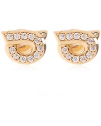 Ferragamo - Brass Earrings - Lyst