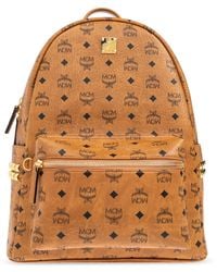 MCM - Backpack With Logo - Lyst