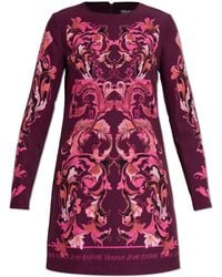 Versace Jeans Couture - Dress With 'Barocco' Print - Lyst