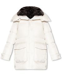 Yves Salomon - Jacket With Detachable Hood - Lyst