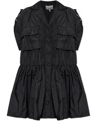 Ganni - Dress With Pockets - Lyst