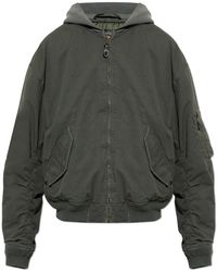 Balenciaga - Insulated Jacket With Hood - Lyst