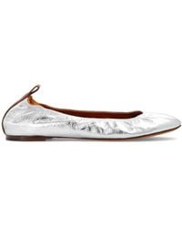 Lanvin - Leather Ballet Flats - Lyst