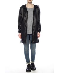 Canada Goose 'rosewell' Hooded Rain Jacket Black