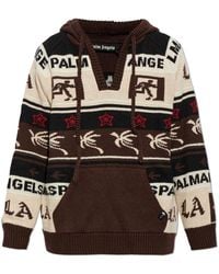 Palm Angels - Patterned Hoodie - Lyst