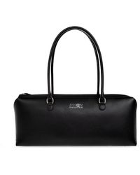 MM6 by Maison Margiela - Leather Bag With Logo - Lyst