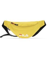 Fila Branded Belt Bag Unisex Yellow