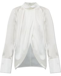 Balmain - Silk Shirt - Lyst