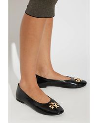 Tory Burch - Leather Ballet Flats 'Charlie' - Lyst
