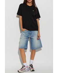 Lacoste - T-Shirt With Logo Patch - Lyst