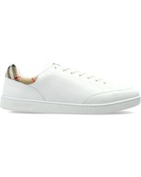 Burberry - Leather Sports Shoes - Lyst