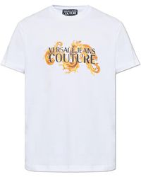 Versace Jeans Couture - T-Shirt With Print - Lyst