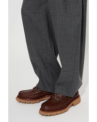 Ferragamo - "Cocoon 2" Leather Loafers - Lyst