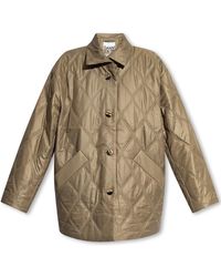 Ganni - Quilted Jacket - Lyst