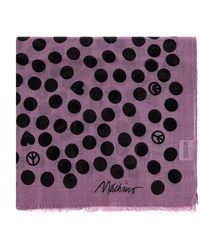 Moschino - Polka Dot Pattern Scarf - Lyst