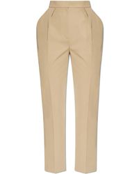 Balmain - Pleated Trousers - Lyst