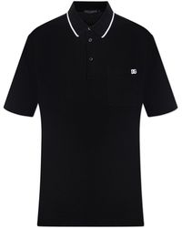 Dolce & Gabbana - Polo Shirt With Pocket - Lyst