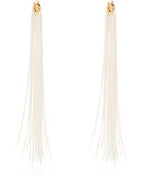 Jil Sander - Earrings With Long Tassels - Lyst