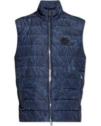 Etro - Vest With Quilted Front - Lyst