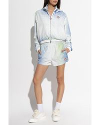 CASABLANCA - Polka Dot Patterned Shorts - Lyst