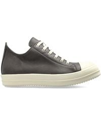 Rick Owens - Leather 'Low Sneaks' Shoes - Lyst