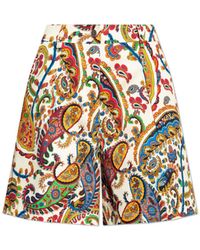 Etro - Patterned Shorts - Lyst