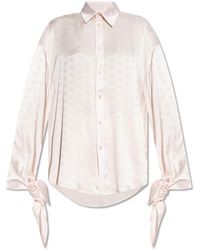 Balenciaga - Loose-Fit Silk Shirt - Lyst