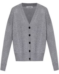 Jil Sander - Oversized Cashmere Cardigan - Lyst