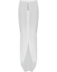 Rick Owens - Long Skirt With A Slit - Lyst