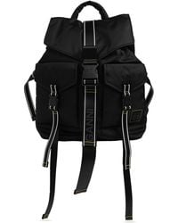 Ganni - Backpack With Logo Patch - Lyst