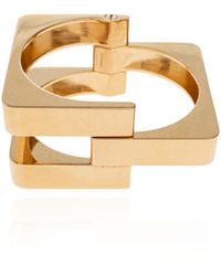 Ferragamo - Brass Bracelet - Lyst