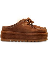 Naked Wolfe - Suede Platform Shoes 'Blizzard' - Lyst