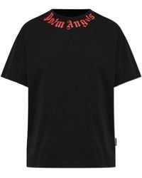 Palm Angels - T-Shirt With Printed Logo - Lyst