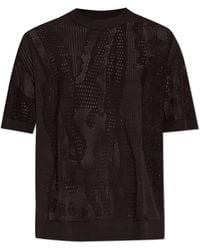 Lacoste - T-Shirt With Logo Patch - Lyst