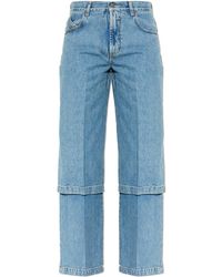 The Attico - Jeans With Wide Leg Cut - Lyst