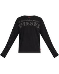DIESEL - T-Shirt 'T-Norm-Ls-Aa3' - Lyst