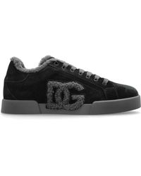 Dolce & Gabbana - Suede Sports Shoes - Lyst