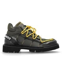 DSquared² - Ankle Boots With Logo - Lyst