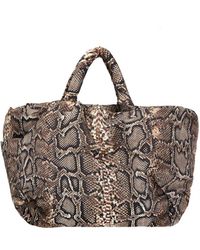 Victoria Beckham Animal-printed Shopper Bag - Multicolour