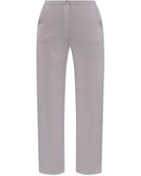 Emporio Armani - Trousers With Straight Legs, - Lyst