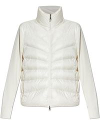 Moncler - Quilted Down Cardigan - Lyst