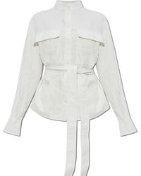 Ferragamo - Shirt With Belt - Lyst